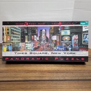 Times Square, New York Panoramic 750 Piece Puzzle - SEALED
